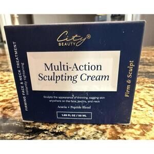 City Beauty Multi-Action Sculpting Cream Skin Treatment 1.69oz/50ml-NEW Sealed